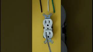 Cómo Conectar un Tomacorriente #electricidad #instalacioneselectricas