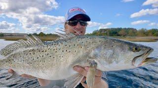 PB MONSTER SPECKLED TROUT on a MIRROLURE + HOW TO & TUTORIAL