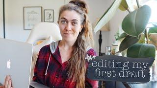 Editing the First Draft of My Paranormal Romance | Developmental Revision Vlog | Natalia Leigh