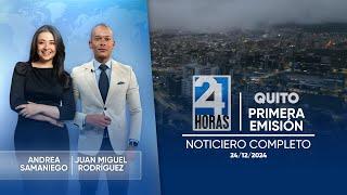 Noticiero de Quito (Primera Emisión 24/12/24)