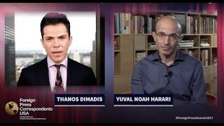 Yuval Noah Harari speaks at the Association of Foreign Press Correspondents (AFPC-USA)