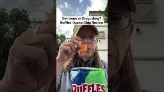 Delicious or Disgusting? Ruffles queso Chips Food Review#shorts