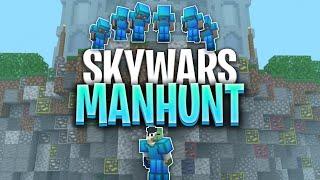 Best Mobile Player VS 6 Hunters (Skywars Manhunt)