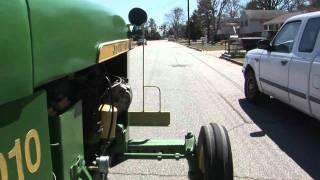 John Deere  1010 Test drive.wmv