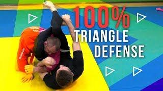 Defense against triangle strangle is a often seen situation