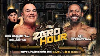 Zero Hour: AEW Full Gear - Big Boom A.J. with Big Justice + The Rizzler vs QT Marshall