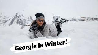 VISIT GEORGIA IN WINTER | First Visit To Georgia | Gudauri Georgia Tour