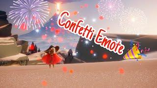 CONFETTI EMOTE  l Season of Belonging l Sky: Children of the Light