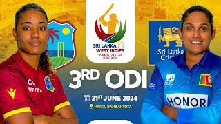  LIVE | 3rd ODI - West Indies Women's Tour of Sri Lanka 2024