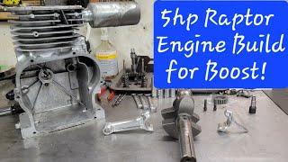 5hp Briggs Raptor engine build for big HP!