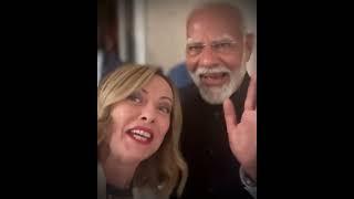 "Hello From Team Melodi" Selfie of PM Modi & Giorgia Meloni Goes Viral