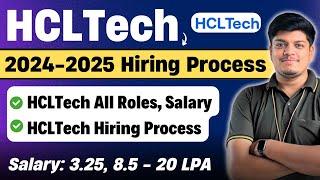 HCLTech 2024-2025 Hiring Process | HCLTech Active Hiring | HCLTech Hiring Process |All Roles, Salary