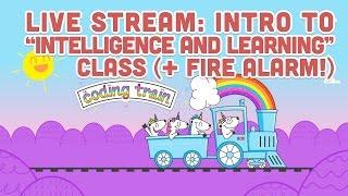 Coding Train Live  #87.1: Intro to "Intelligence and Learning" Class (+ Fire Alarm!) - Part 1