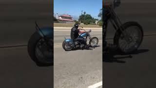 Motorcycle ride low rider