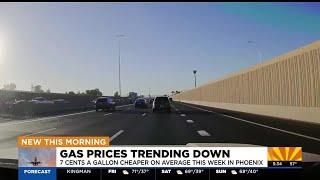 Gas prices trending down for 2024 holiday travel season