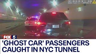 Women 'ghost car' passengers caught in NYC tunnel police chase: VIDEO