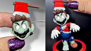 Making Zombie Mario from Super Mario Odyssey | Polymer Clay