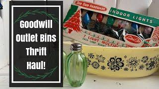 Goodwill Outlet Bins Thrift Haul! So Much Hunting this Week! Vintage, Home Decor, Items to Upcycle!