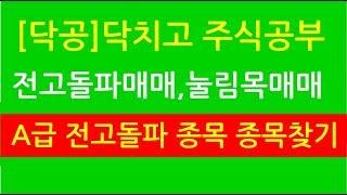 닥치고주식공부[닥공]-A급 전고돌파종목찾기(서울대정문패턴),전고돌파매매 기법,눌림목매매 기법