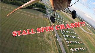 Airplane near death experience? Stall spin crash!