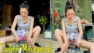 Genius Girl Fixes Broken Pump - INCREDIBLE Repair!