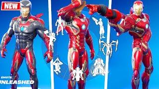 Iron Man MK 45's SHOCKING Built In Emotes in Fortnite Revealed!