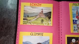 travel brochure on sikkim (school project)