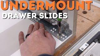 How To Install Blum Undermount Drawer Slides