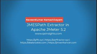 JMESPath Extractor in Apache JMeter 5.2