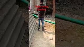 Toilet rining cleaning | bathroom cleaning #civil #shorts #civilanishraj