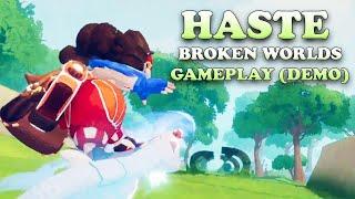 A SPEEDRUNNING ROGUELITE!?? | Lilkorey Plays Haste: Broken Worlds (DEMO)