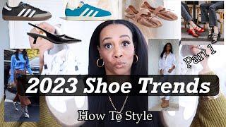 2023 SHOE TRENDS that I'm Loving Part 1 | Shoe Trends to Try in 2023 + How to Style | Crystal Momon