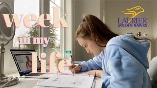 Week in My Life // Online University Edition (lots of studying)