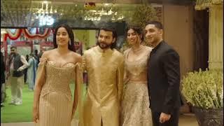 Janhvi Kapoor, Khushi Kapoor, Vedang Raina & Shikhar Pahariya | The Ambani Wedding | Grazia India