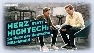 Herz statt Hightech: So tickt der deutsche Mittelstand | BAU Insights Talk by Digitalwerk