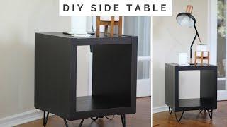 DIY SIDE TABLE | IKEA HACK