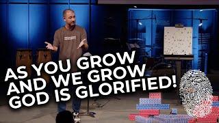 As you grow and we grow, God is glorified! - Growth, Generosity, Serving, Community - Fingerprint