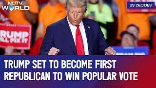 US Result 2024 LIVE | Trump Set To Become First Republican To Win Popular Vote In 20 Years