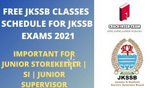 FREE CLASSES FOR JKSSB EXAMS 2021 | CRACKJKSSBEXAM