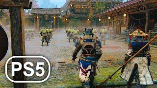 PS5 Gameplay 1 Samurai Warrior Vs Samurai Army 4K ULTRA HD - For Honor