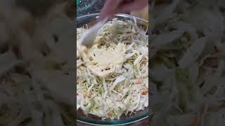 The Easiest Homemade Coleslaw Recipe You Can Make In Less Than 3 Minutes   #homemade