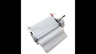 Hand-crank stainless steel wallpaper gluing machine