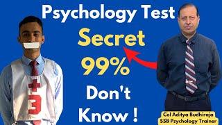 Untold Secret of Psychology Test in SSB | Col Aditya Budhiraja - SSB Psychology Trainer | SSB Dil Se