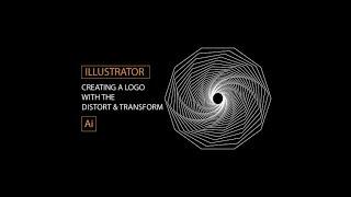 Illustrator Fun Learn - Creating a LOGO with the distort & transform tool