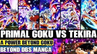 Beyond Dragon Ball Super Primal Ultra Instinct Goku Vs Tekira Begins! A Power Beyond Goku Showcased