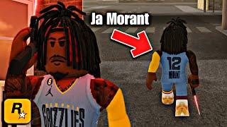 Ja Morant Pulls Up To Roblox Hood RP..