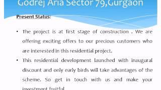 Godrej Aria!! Godrej  New Launch Project Sector  79 Gurgaon