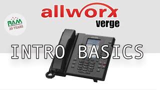 AllWorx Verge: How to Use the Basics Functions of Your Phone System