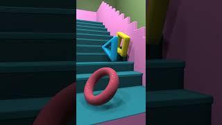 3D Soft Body Physics - Squid Game #blender #3d #animation #simulation