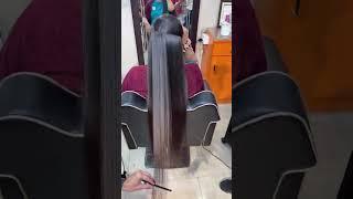 Long Hair Straightening  | Ikonic | #shorts #trending #hairstyle